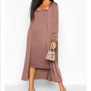 Boohoo Duster and dress